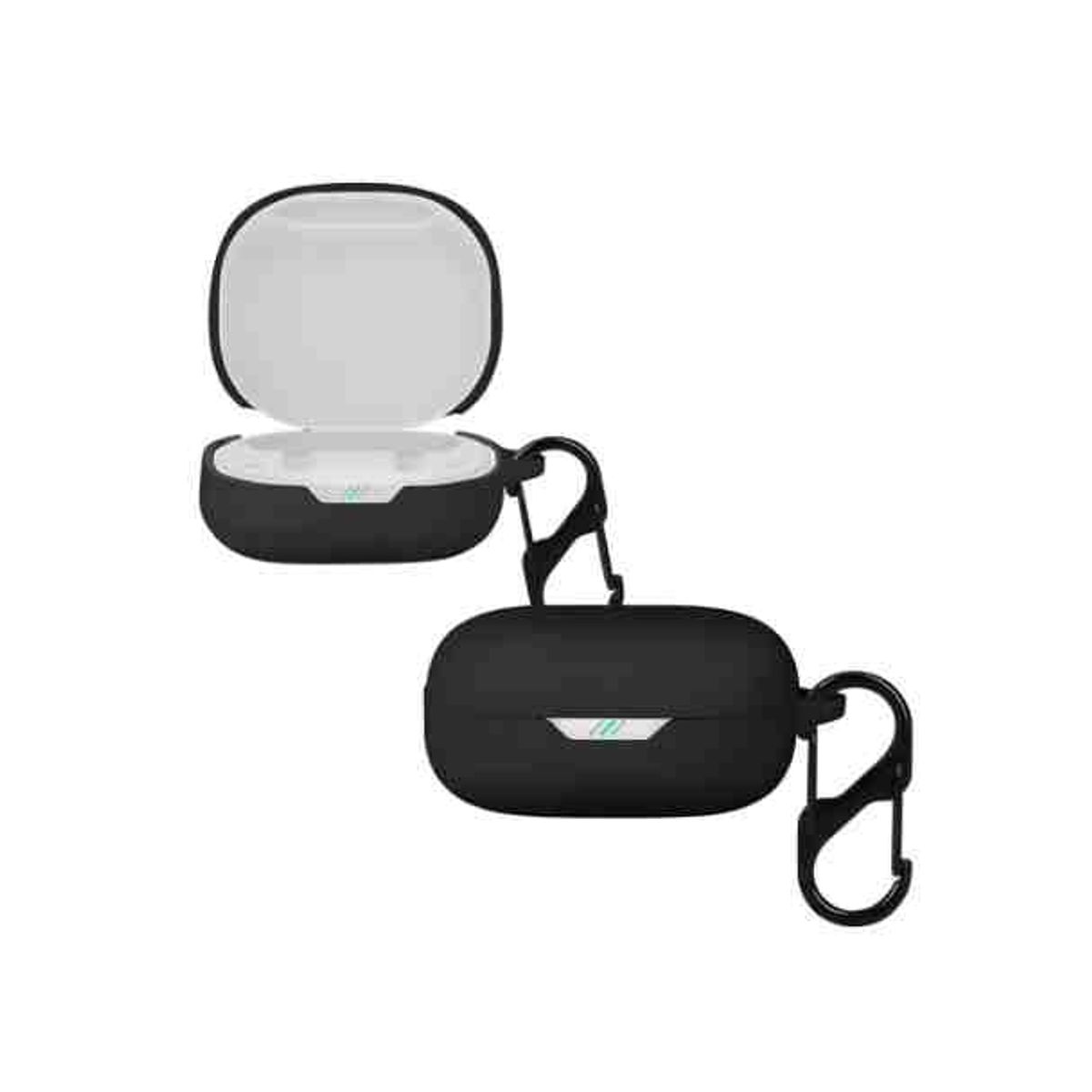 GENERICO - Funda case de silicona para audifonos JBL WAVE 300 color negro