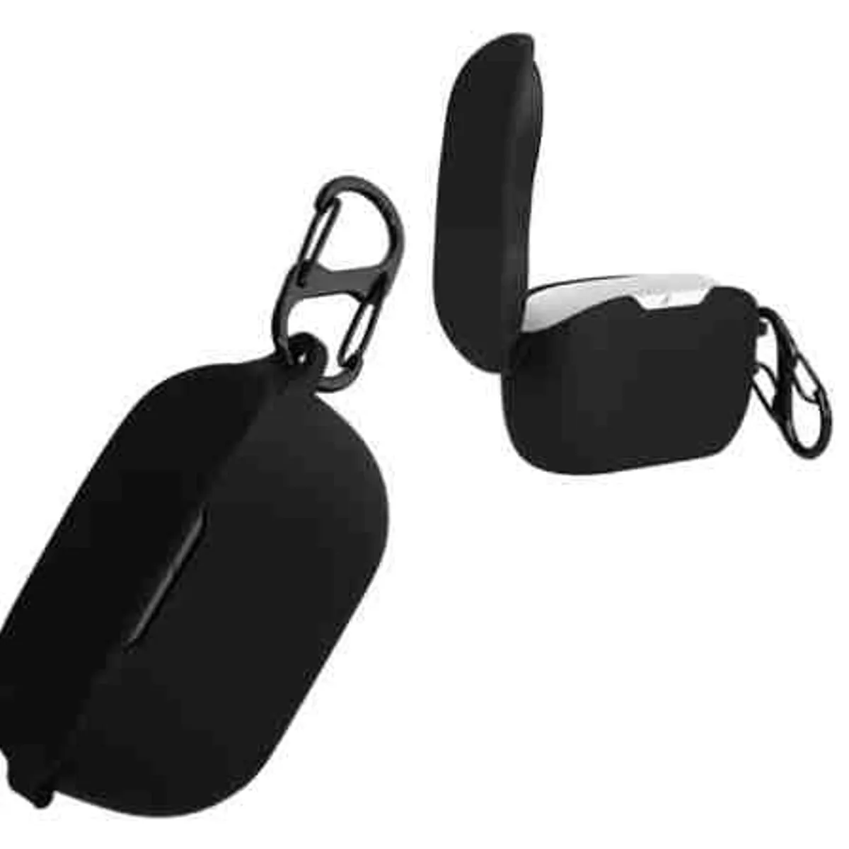 GENERICO - Funda case de silicona para audifonos JBL WAVE BUDS 2 / 1 color negro