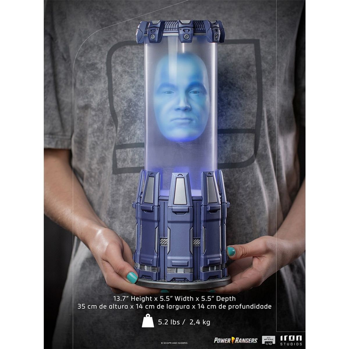 IRON STUDIOS - FIGURA COLECCIONABLE DE POWER RANGERS ZORDON 1 10