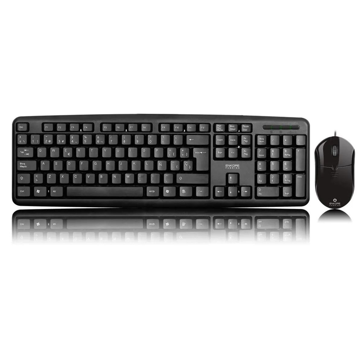 ENKORE - KIT FUSSION ENT502 TECLADO + MOUSE USB ENKORE