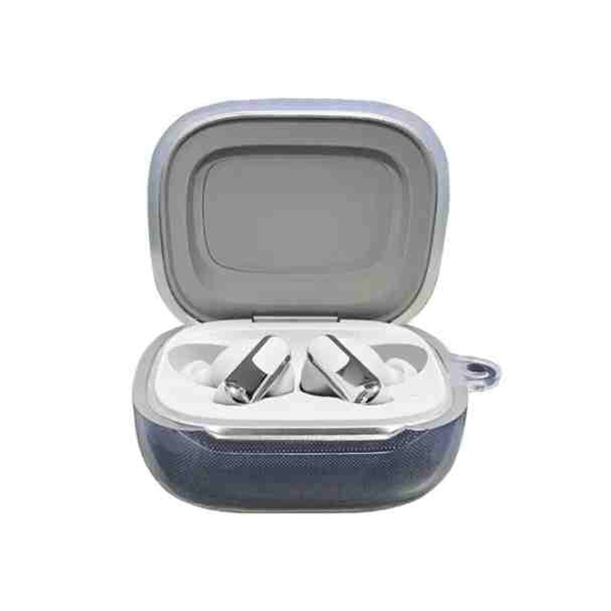 GENERICO - Funda case para audifonos JBL LIVE BEAM 3/ BUDS 3/ FLEX 3 TRANSPARENTE