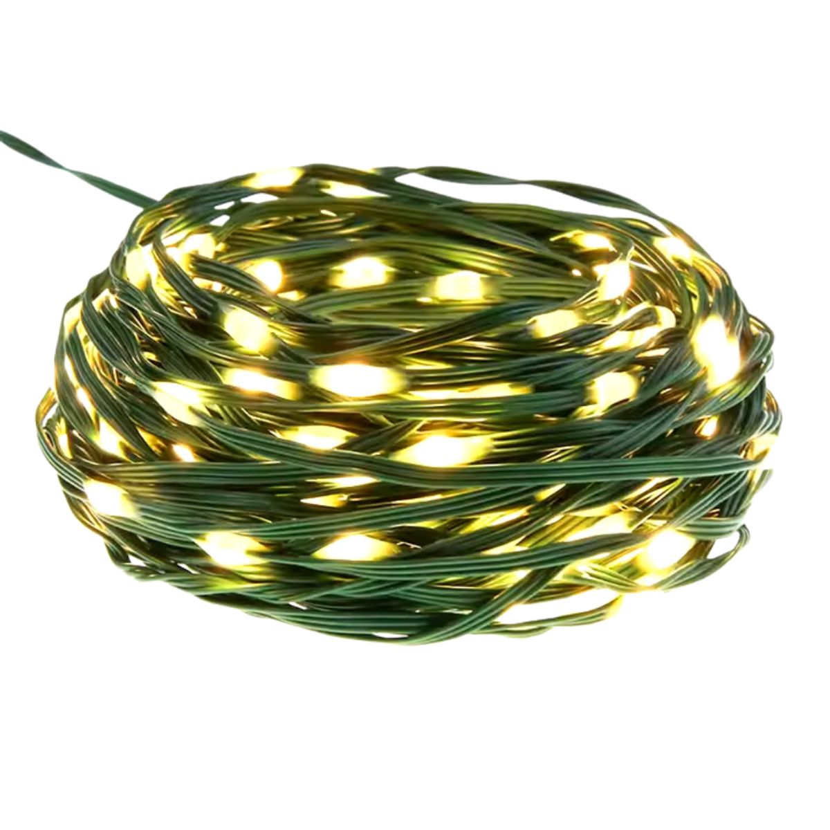 INSPIRA - Guirnalda de 100 Luces Led Impermeable Navidad Cable Verde