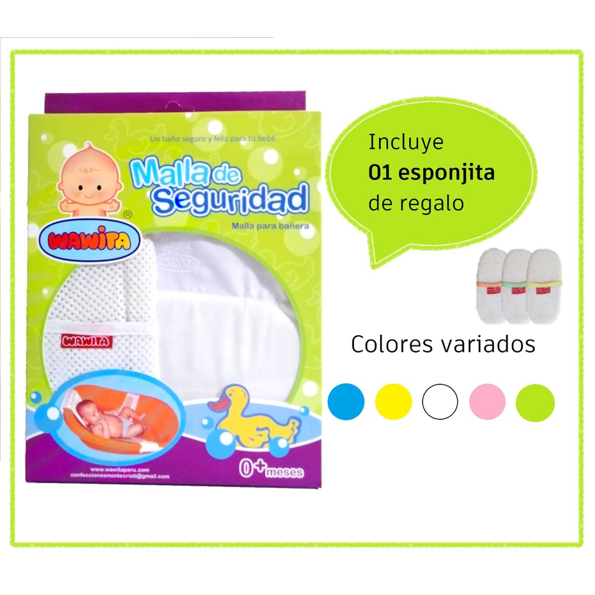 WAWITA - Malla de Seguridad Wawita - Blanco