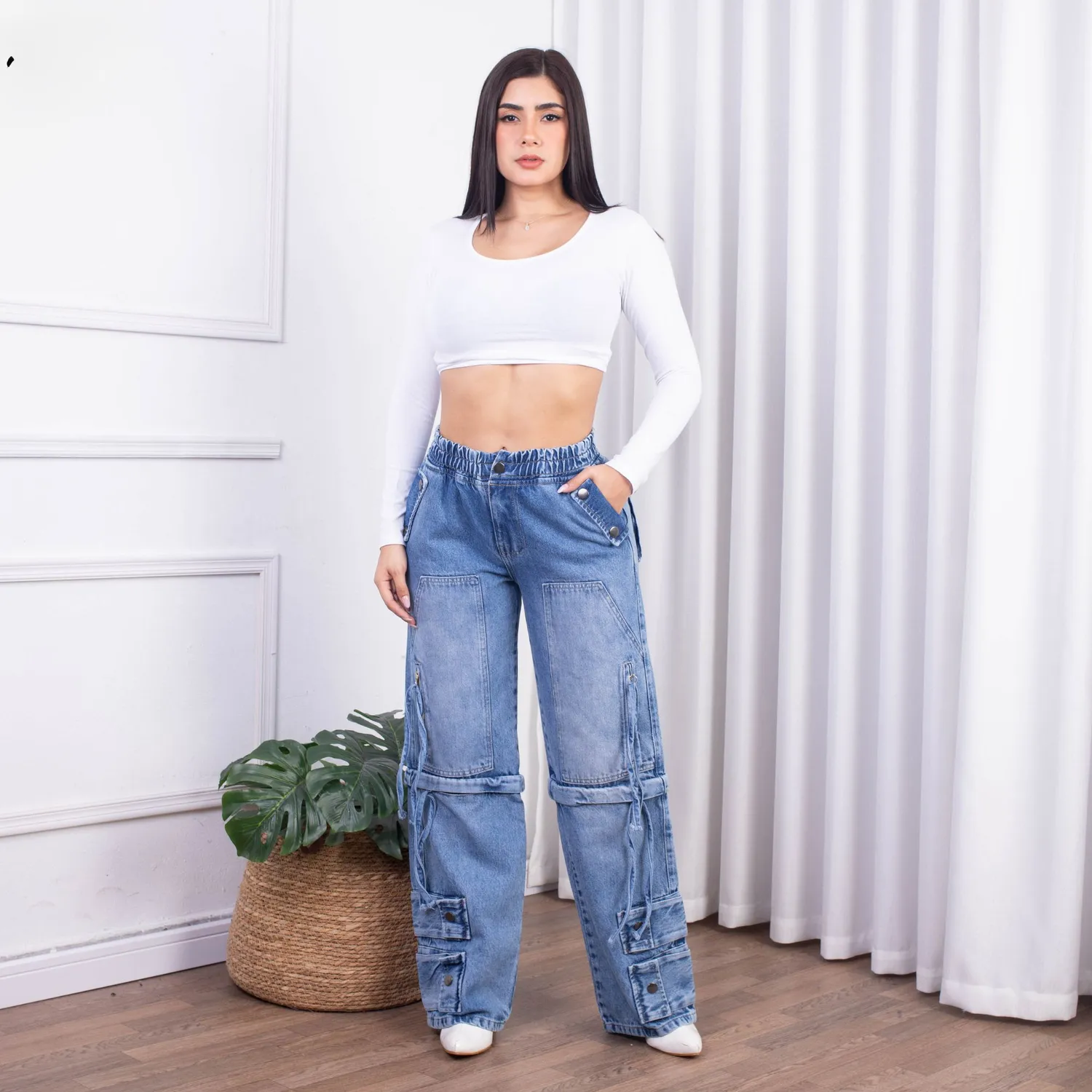 Baggy Jeans Mujer Moda BENCUS JEANS