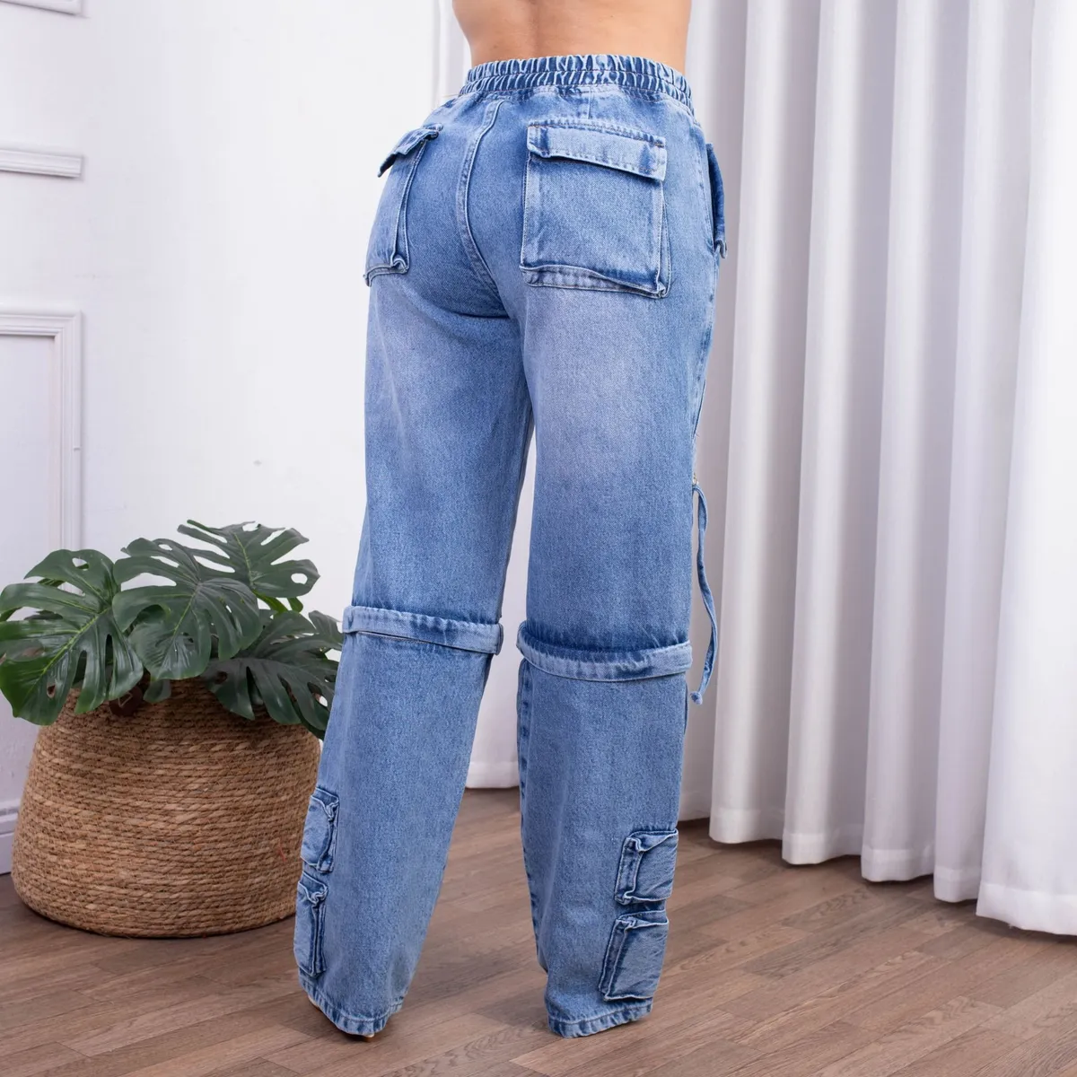 BENCUS JEANS - Baggy Jeans Mujer Moda
