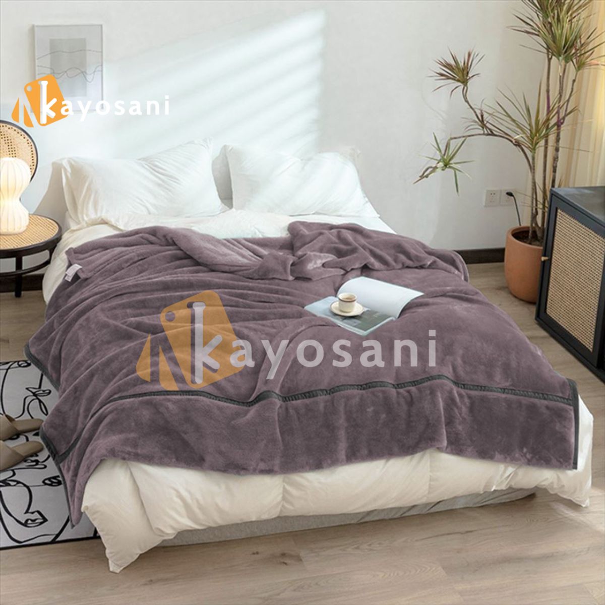 CASATEX - Manta Antialérgica Polar PREMIUM 2PLAZAS Brown