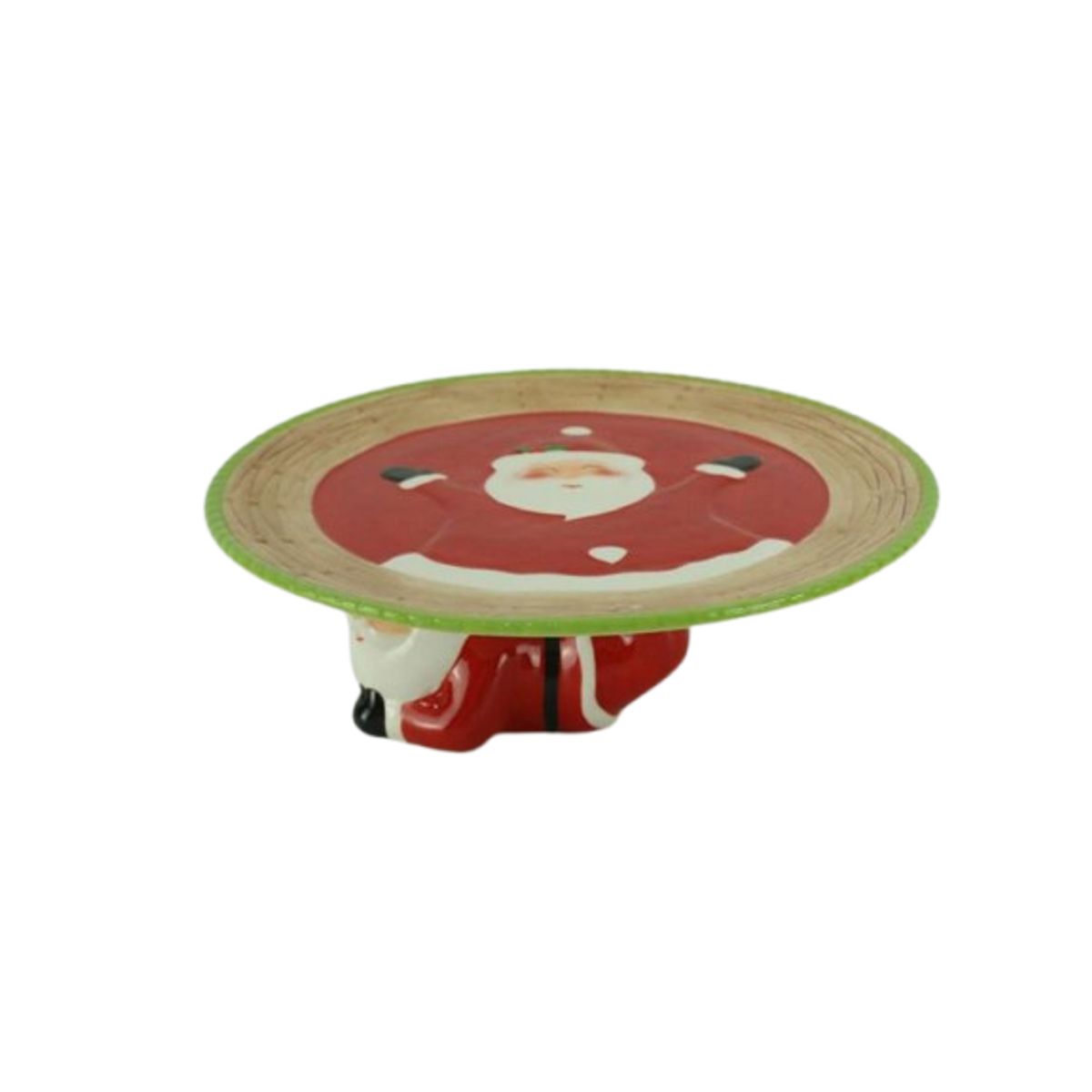 GENERICO - Porta Paneton Navideño con diseño de Papa Noel