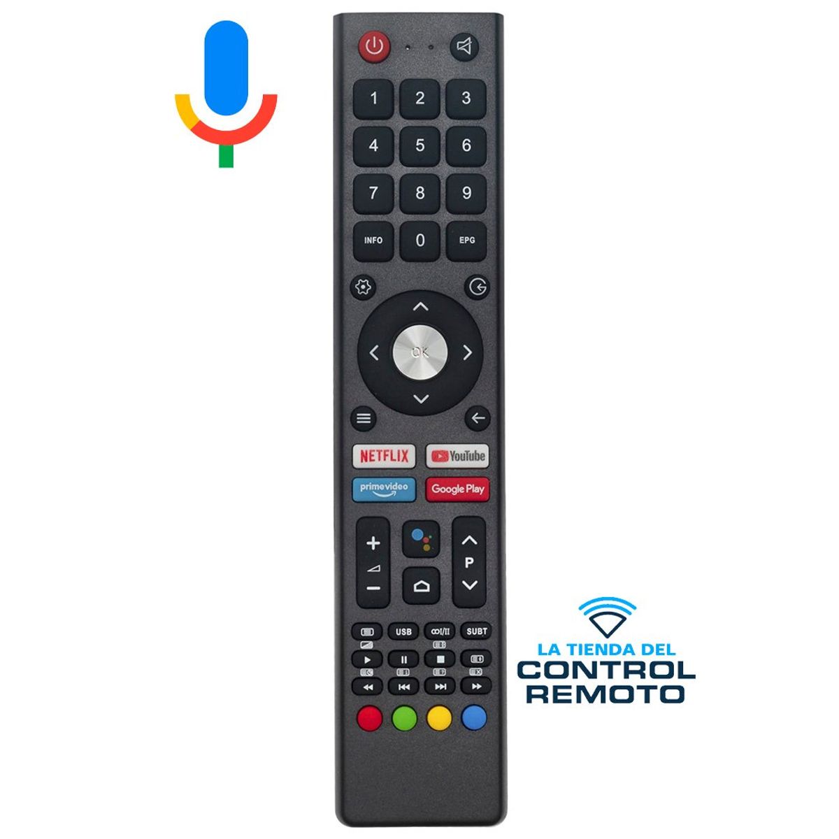 GENERICO - Control Remoto C3362 para Jvc Smart tv Con Voz
