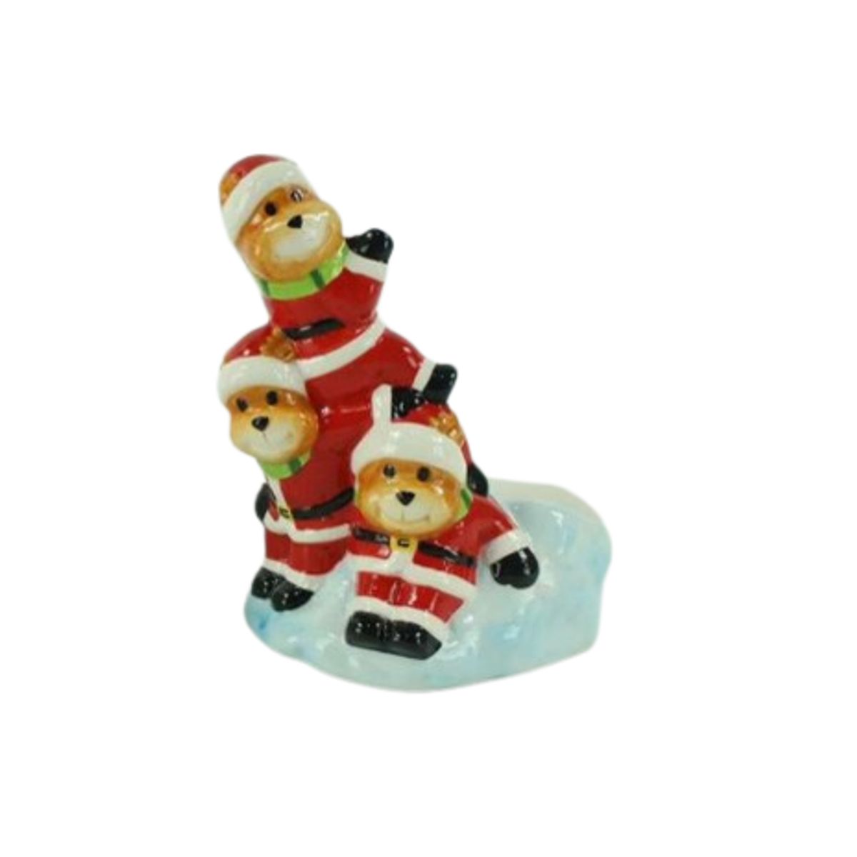 GENERICO - Portavino con Diseño Ositos Navideños