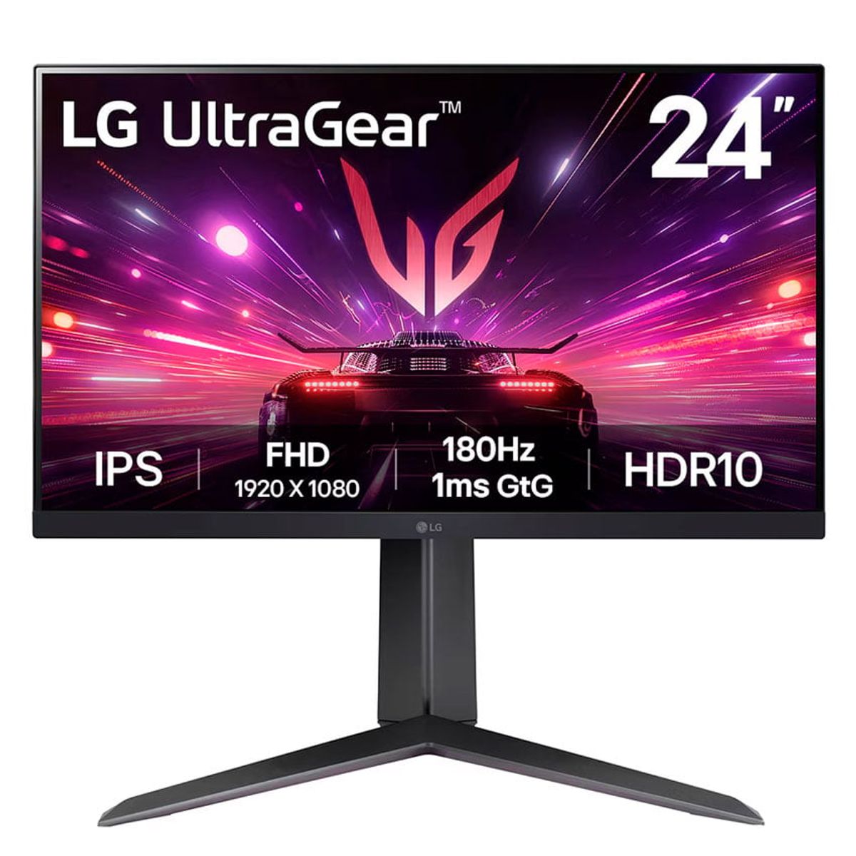 LG - monitor LG 24GS65F-B 24″ Gamer UltraGear 180Hz 1ms GtG
