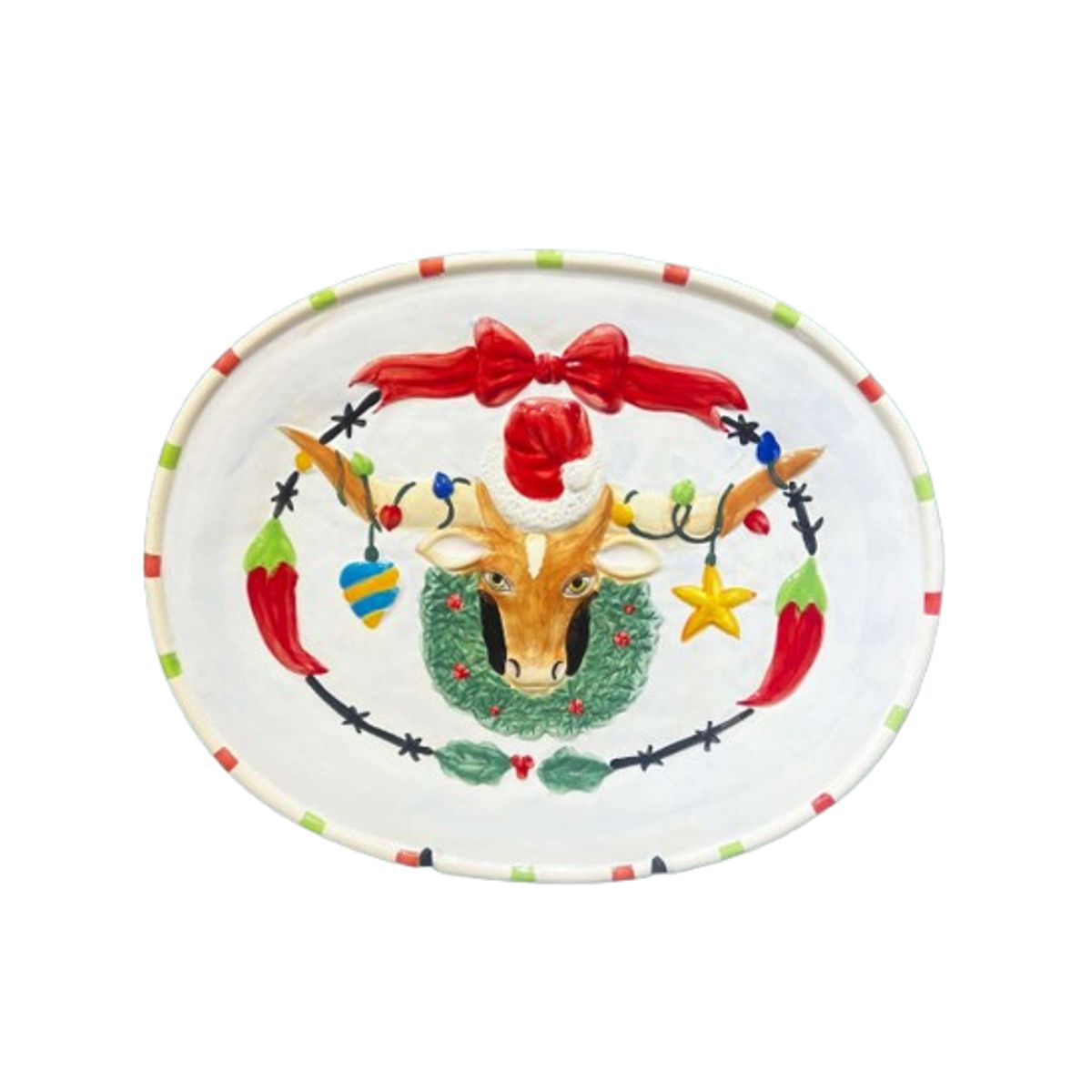 GENERICO - Fuente Navideño con diseño Reno