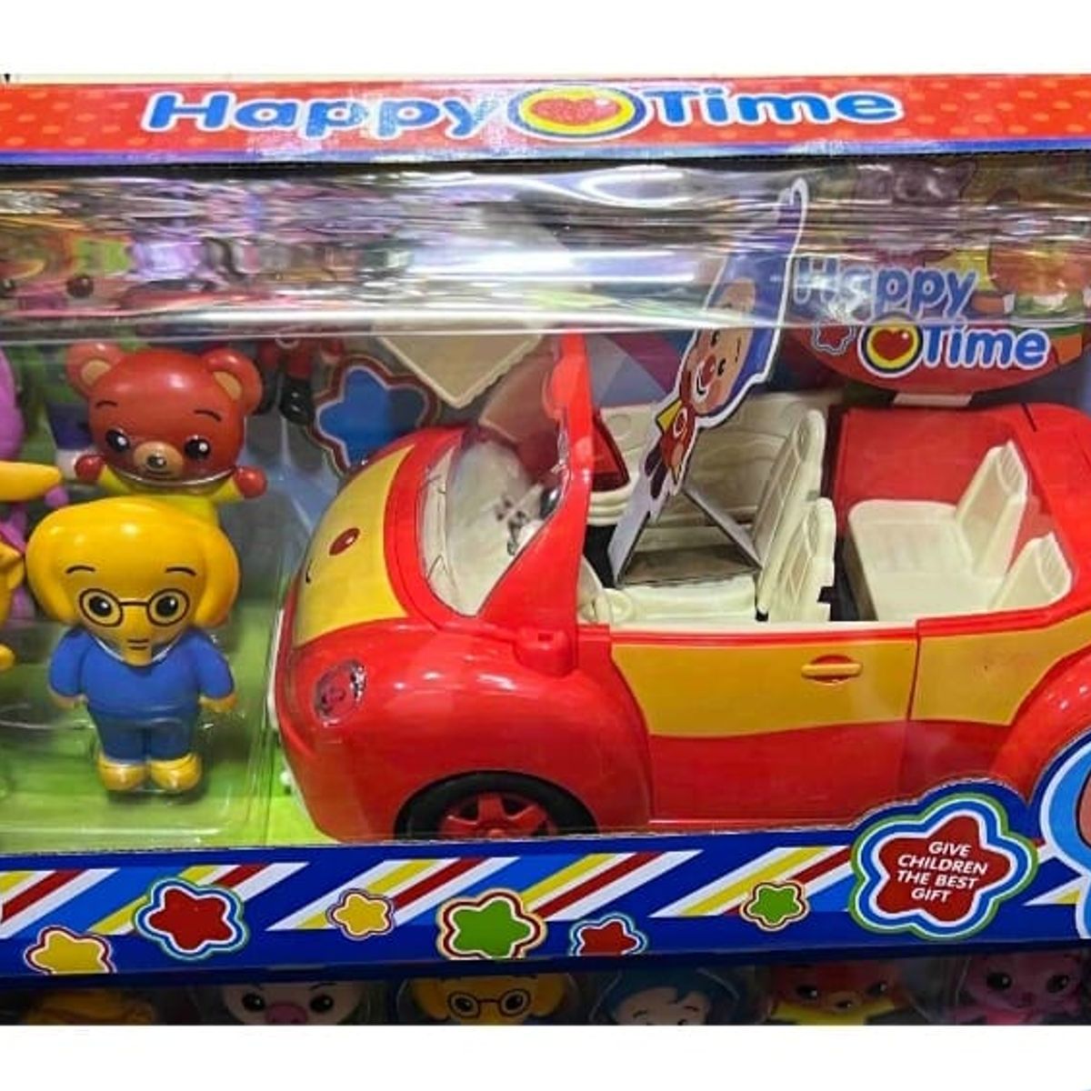 GENERICO - Carro Plim Plim con Amigos Incluye 6 Personajes