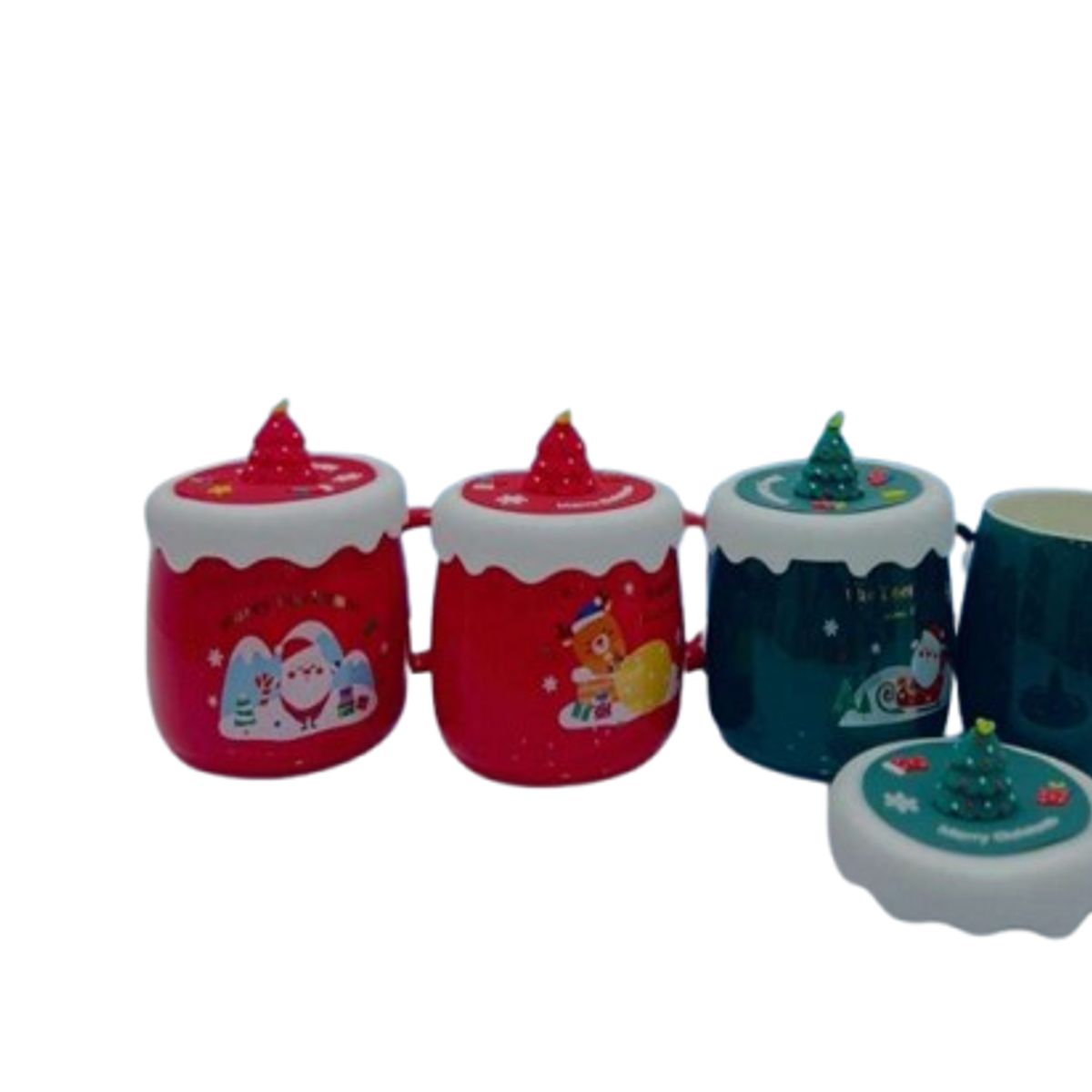 GENERICO - Taza Navideña con tapa