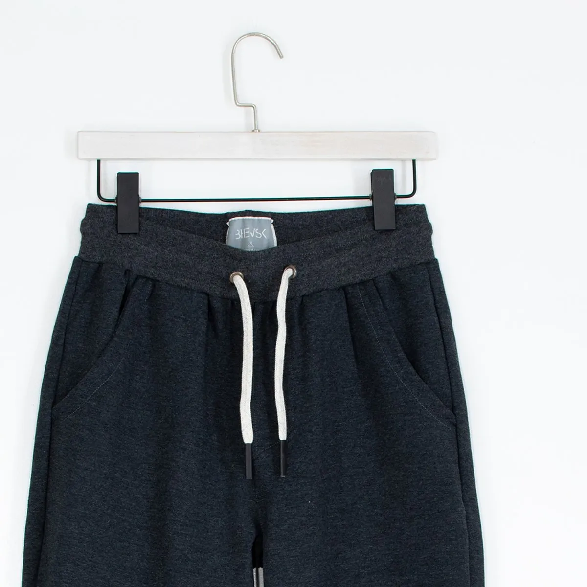 BHEVSK - Jogger hombre Basic Gris ocuro