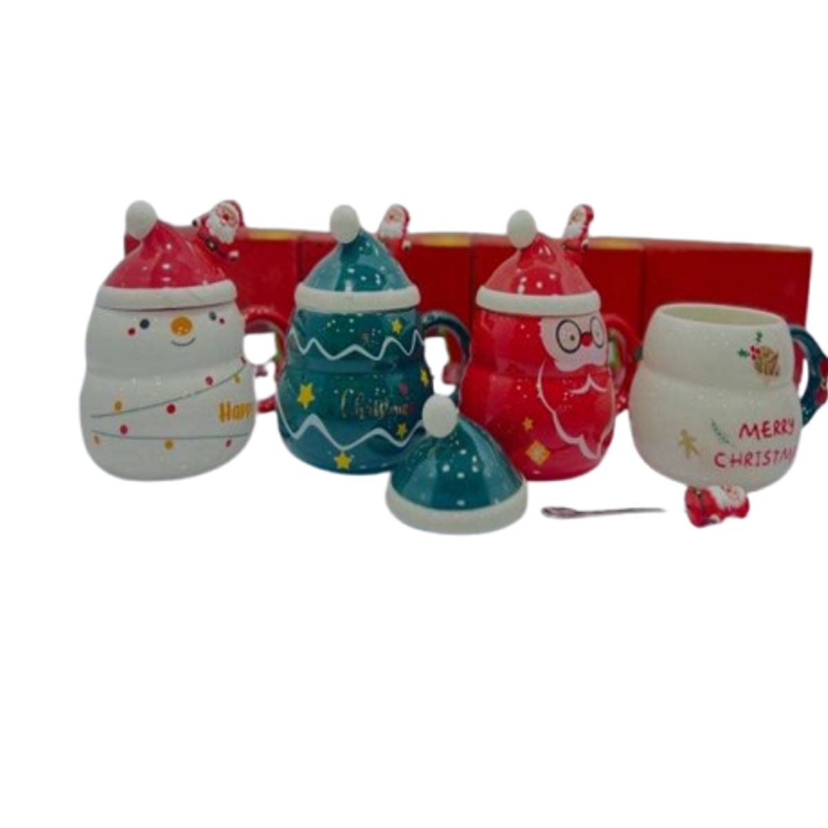 GENERICO - Taza Navideña con tapa