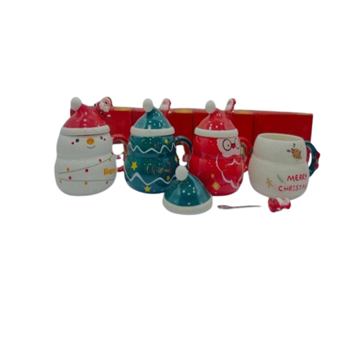 GENERICO - Taza Navideña con tapa