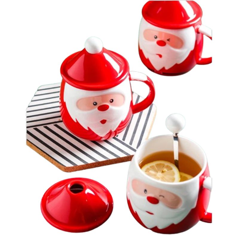 GENERICO - Taza Navideña con tapa