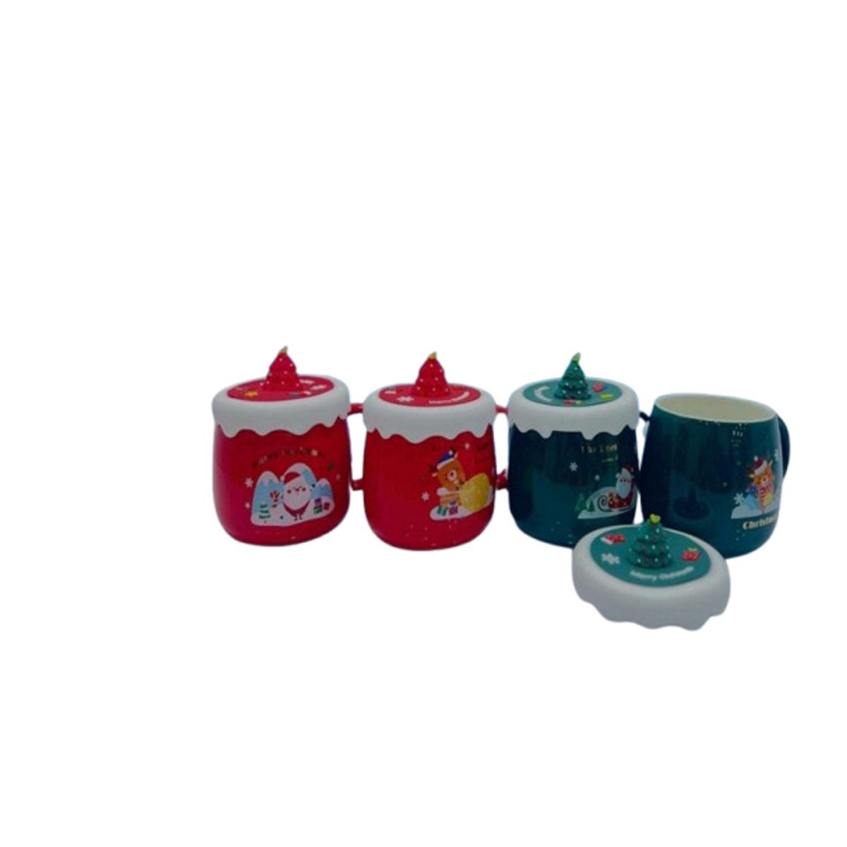 GENERICO - Taza Navideña con tapa