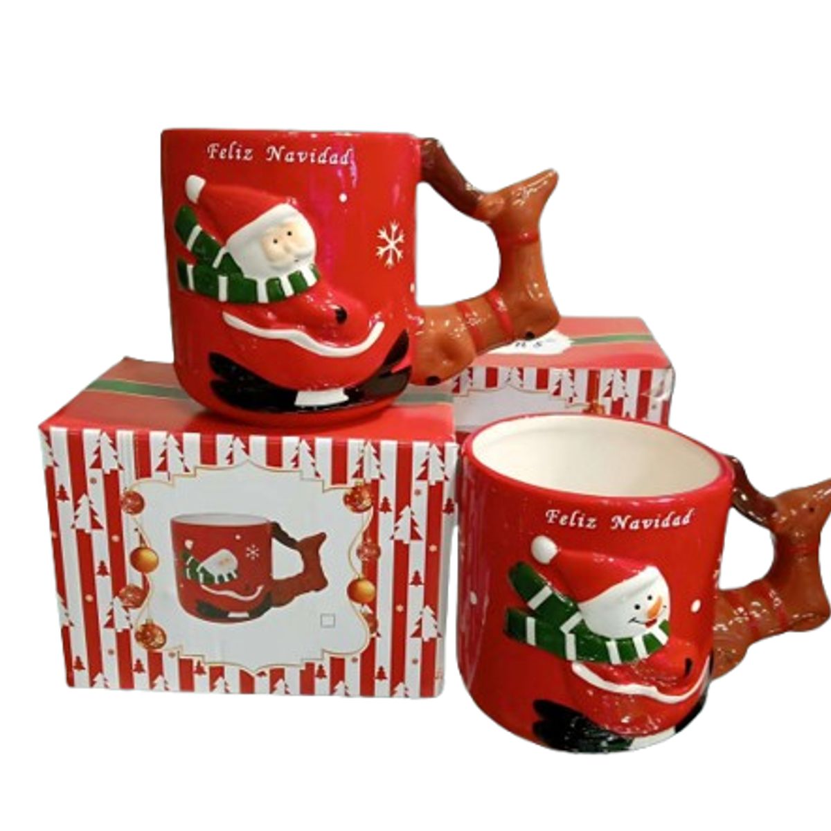 GENERICO - Taza de Cerámica con diseño Navideño