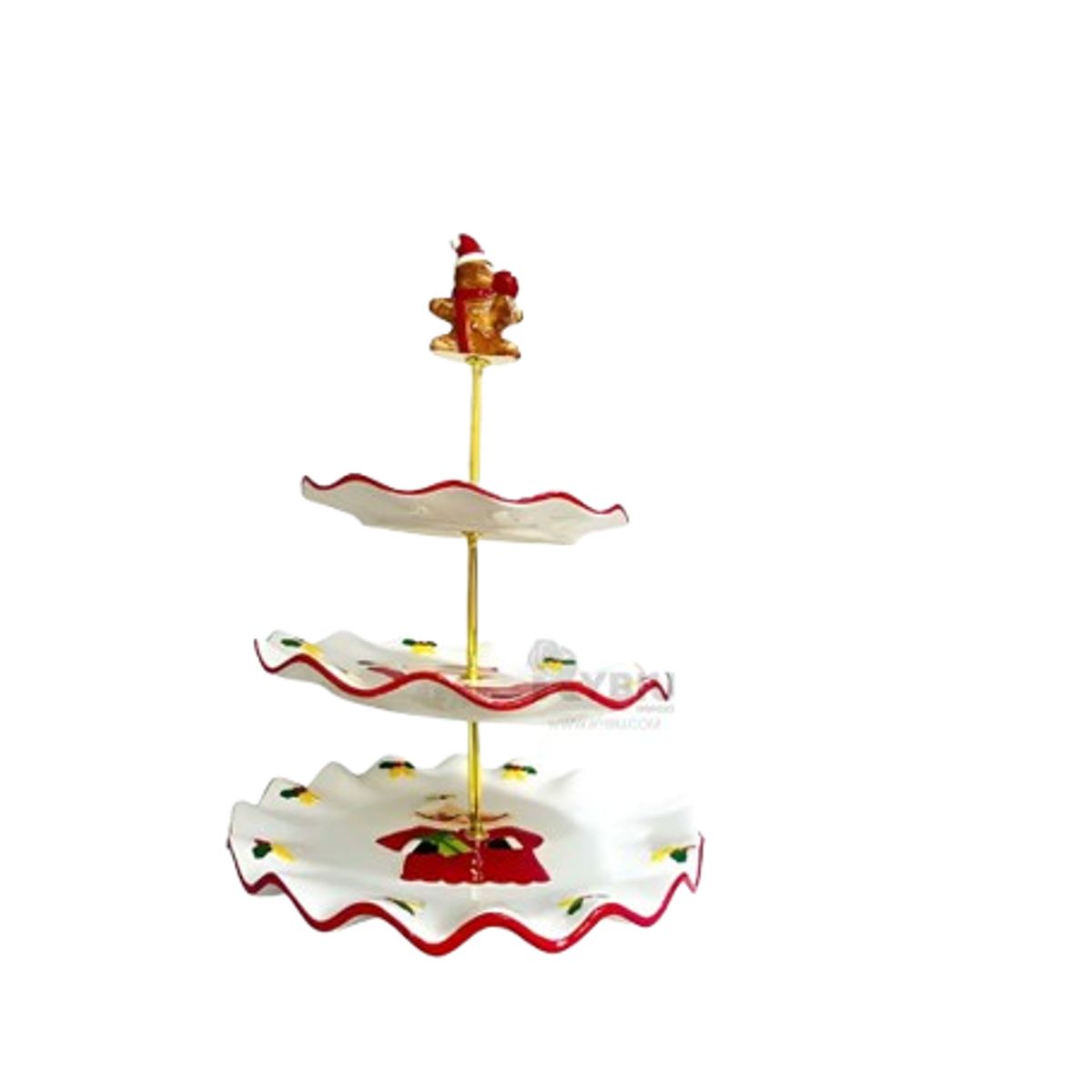 GENERICO - Fuente Dulcero Navideño 3 pisos