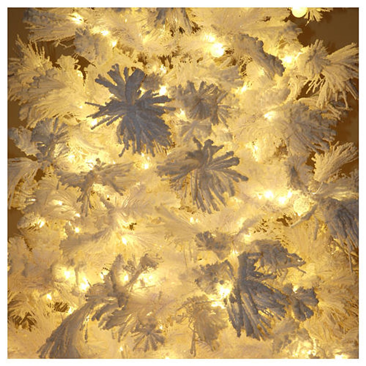 GENERICO - Árbol de navidad Pino NEVADO Americano 180 con Luces de regalo