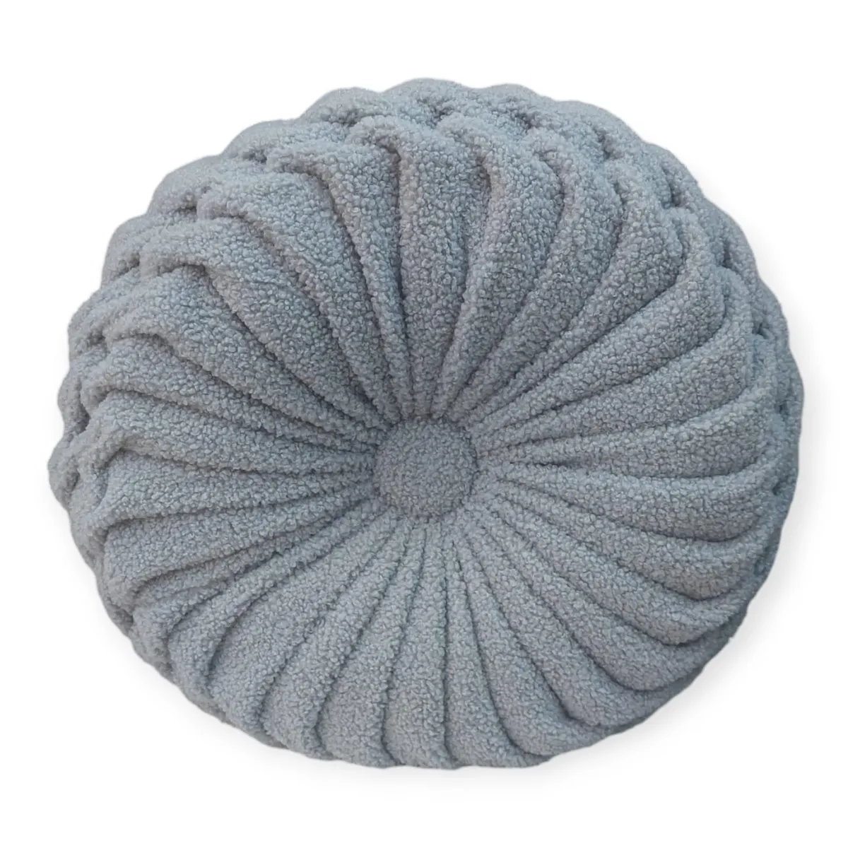 GENERICO - Cojín Circular Ovejero Gris 35 cm