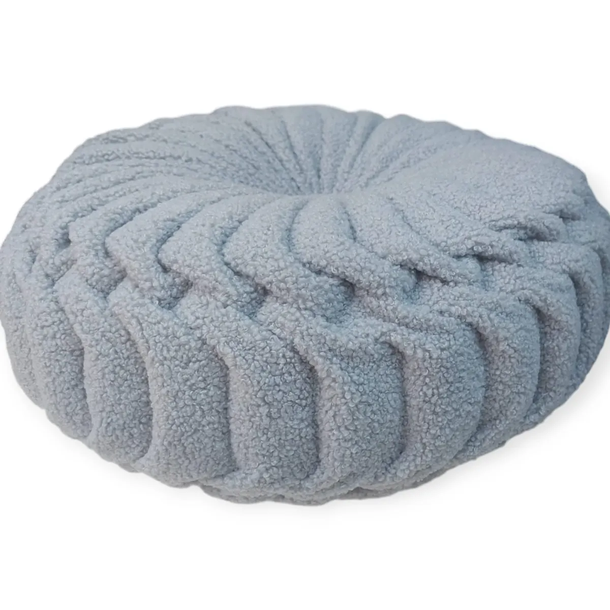 GENERICO - Cojín Circular Ovejero Gris 35 cm