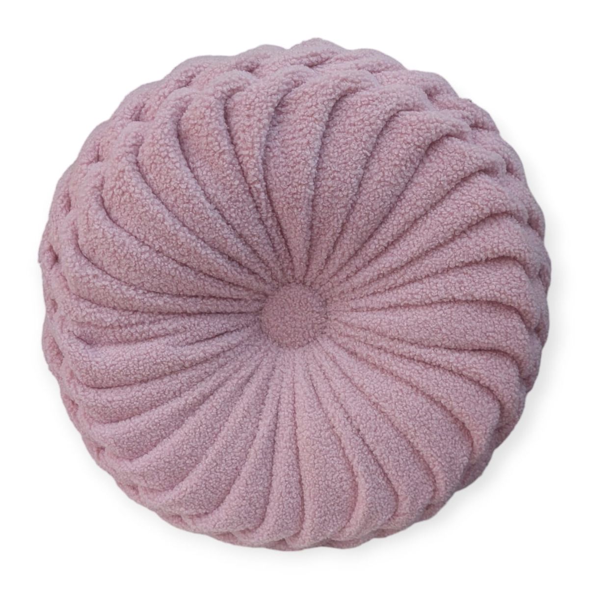 GENERICO - Cojín Circular Ovejero Rosa 35 cm