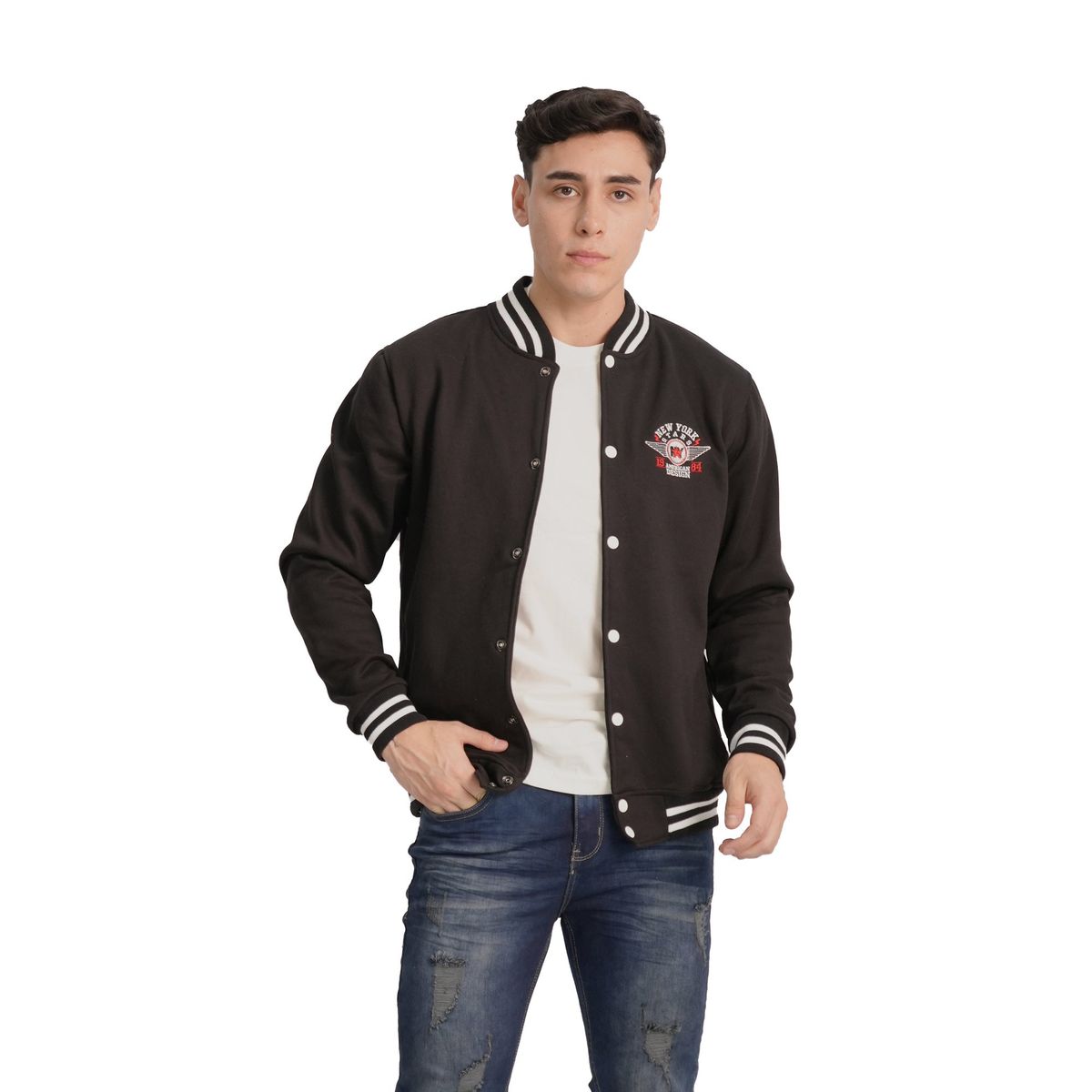 NEW YORK STARS - Casaca American - Negro- New York Stars 84