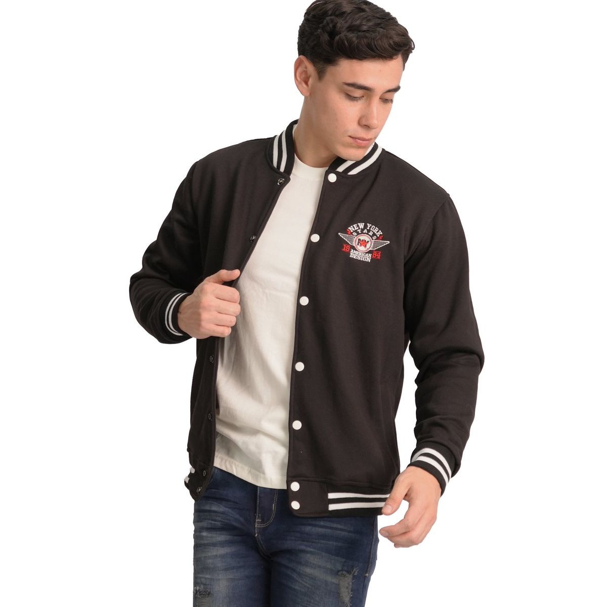 NEW YORK STARS - Casaca American - Negro- New York Stars 84