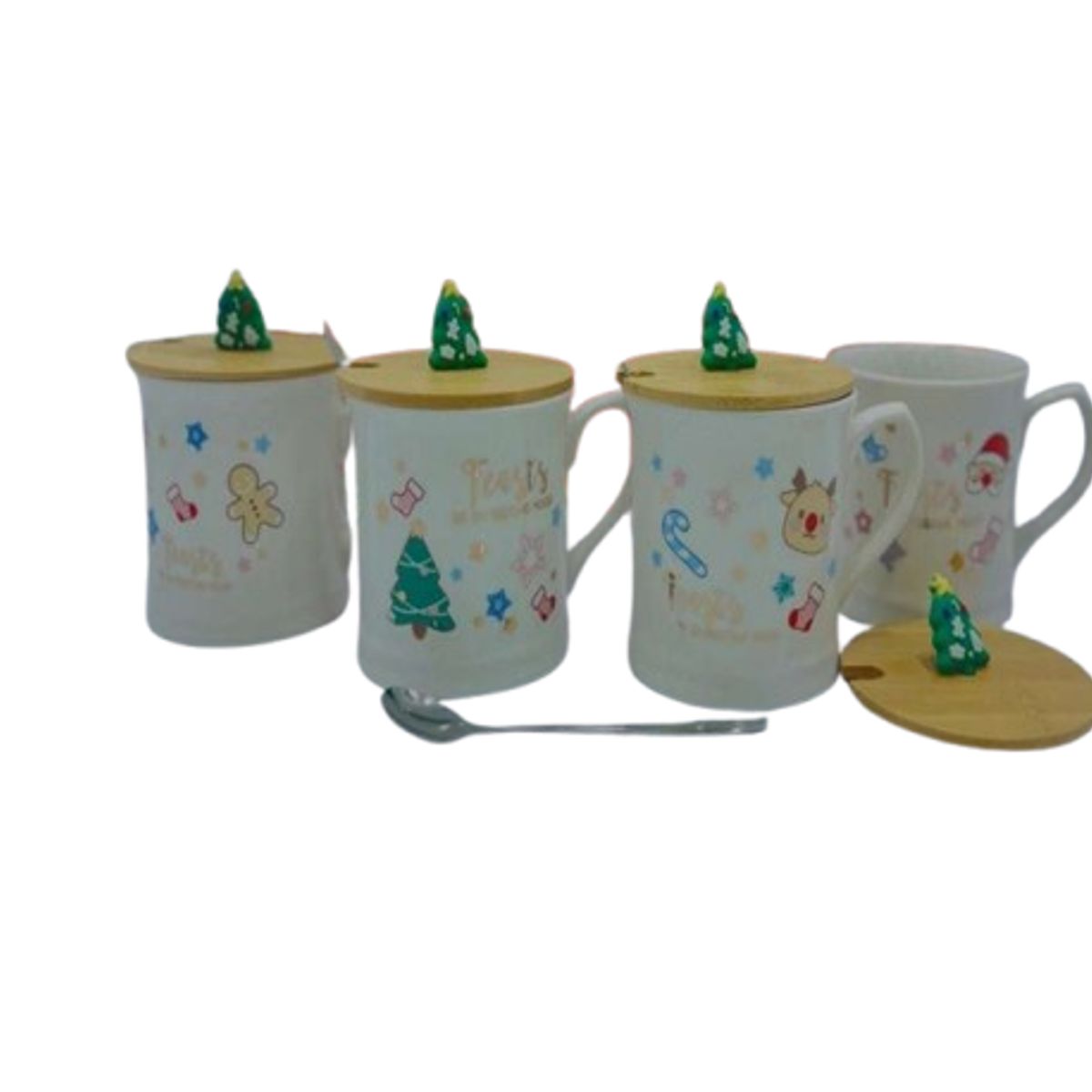 GENERICO - Taza Navideña con tapa