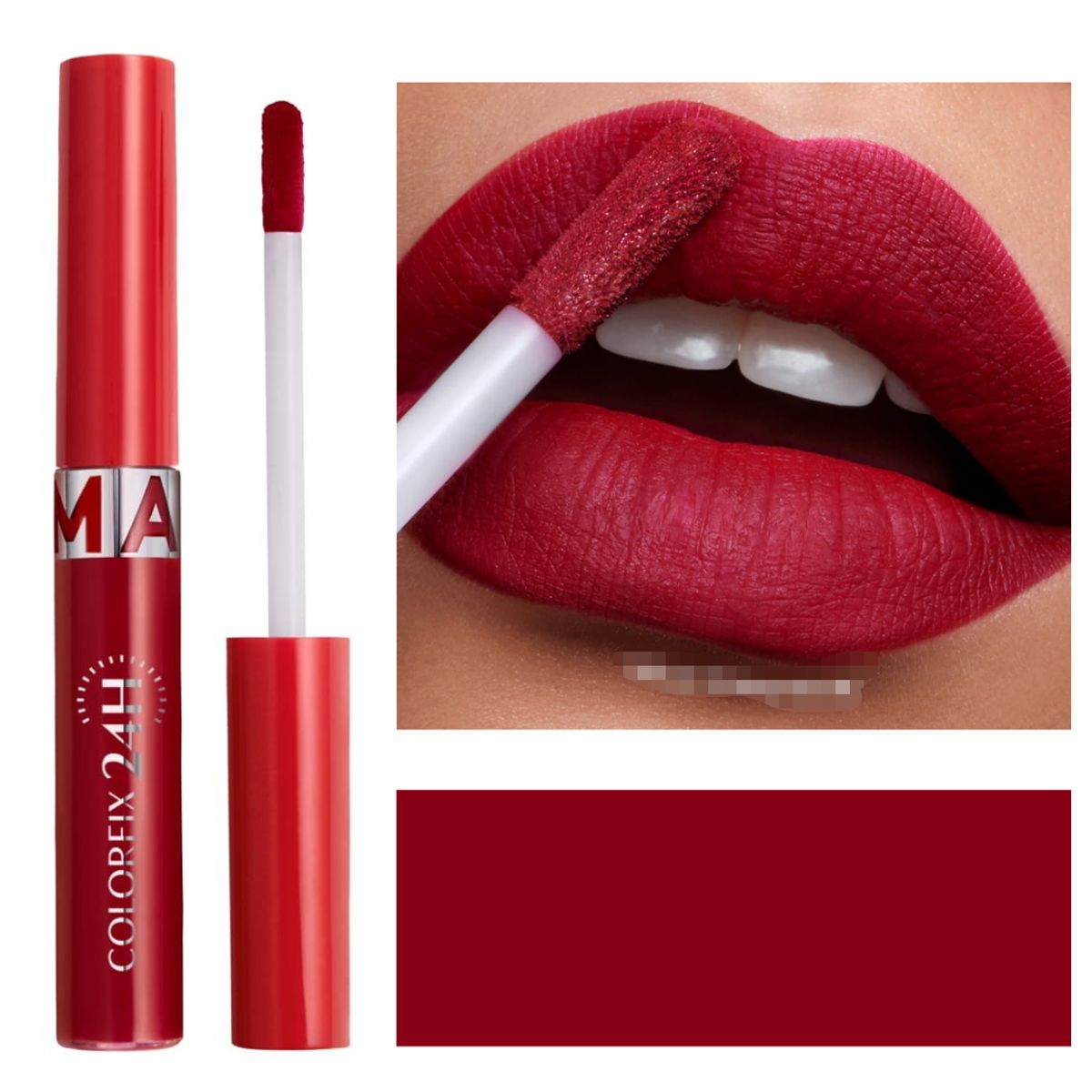 ESIKA - Labial líquido mate colorfix 24h liquid tattoo rojo constante