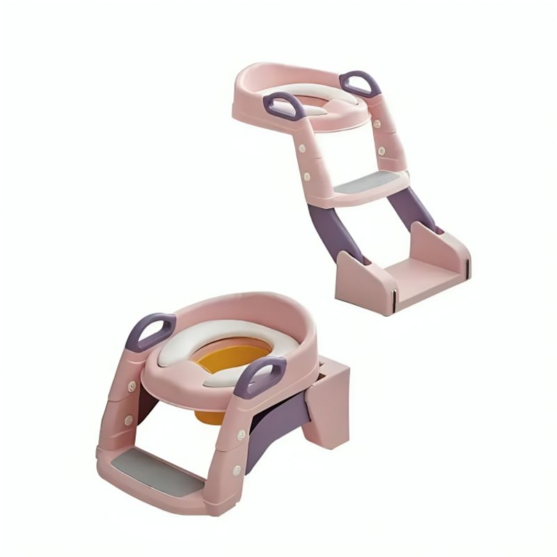 GENERICO - Escalera 2 en 1 Premium Asiento Incorporado para Ir Al Baño