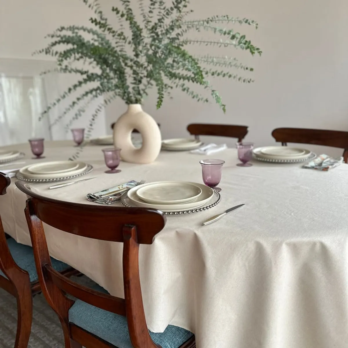 CASIOPIA - Mantel antimanchas rectangular 6 sillas PANAMÁ ARENA