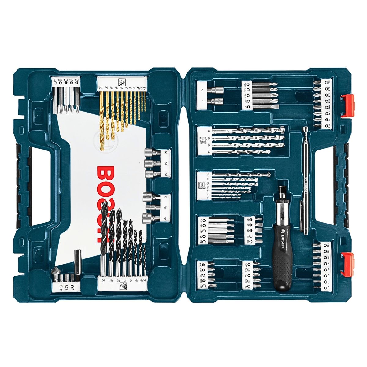 BOSCH - Set Puntas y Brocas V-Line 91 piezas /Accesorios taladro y atornillado