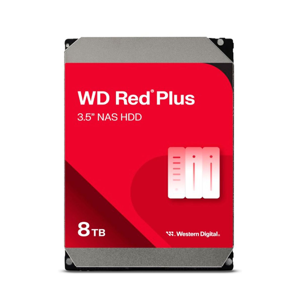 WESTERN DIGITAL - DISCO DURO WD RED PLUS NAS 8TB 35 5640RPM PN WD80EFPX