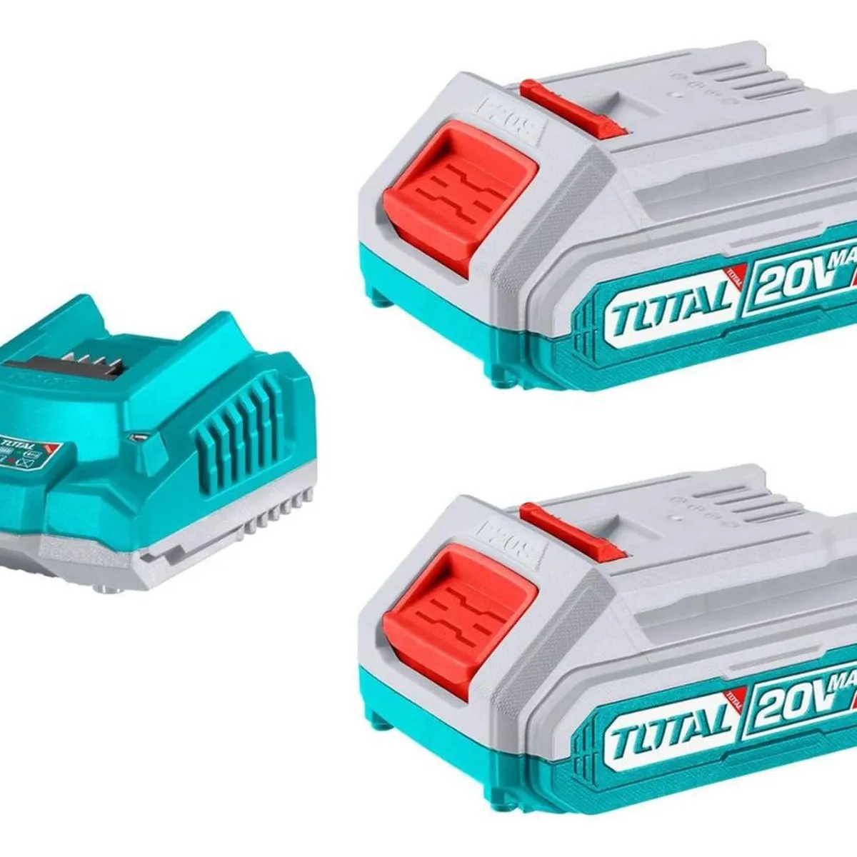 TOTAL TOOLS - Llave Impacto 1/2 + 2 Baterías 2ah + Carg TIWLI2038  Total