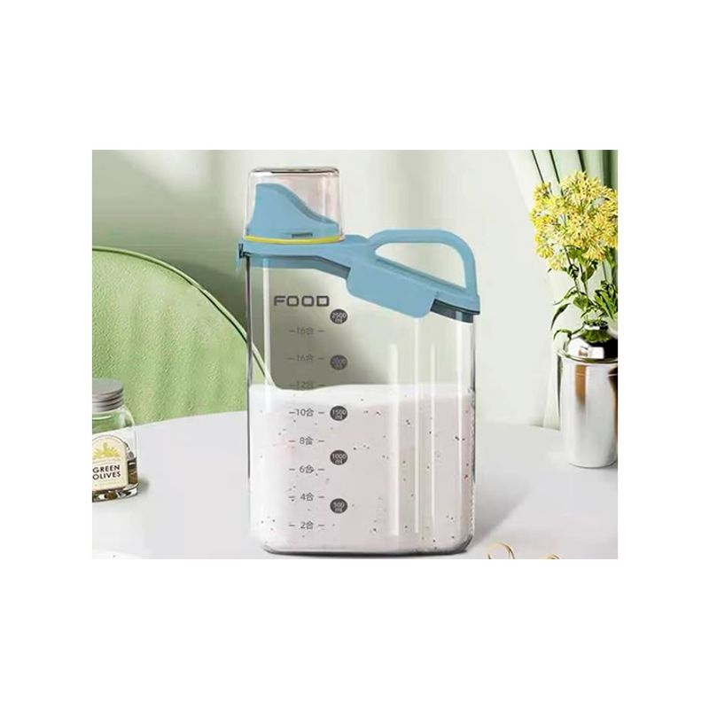 WELL BEING - Organizador recipiente de alimentos transparente 2800ml