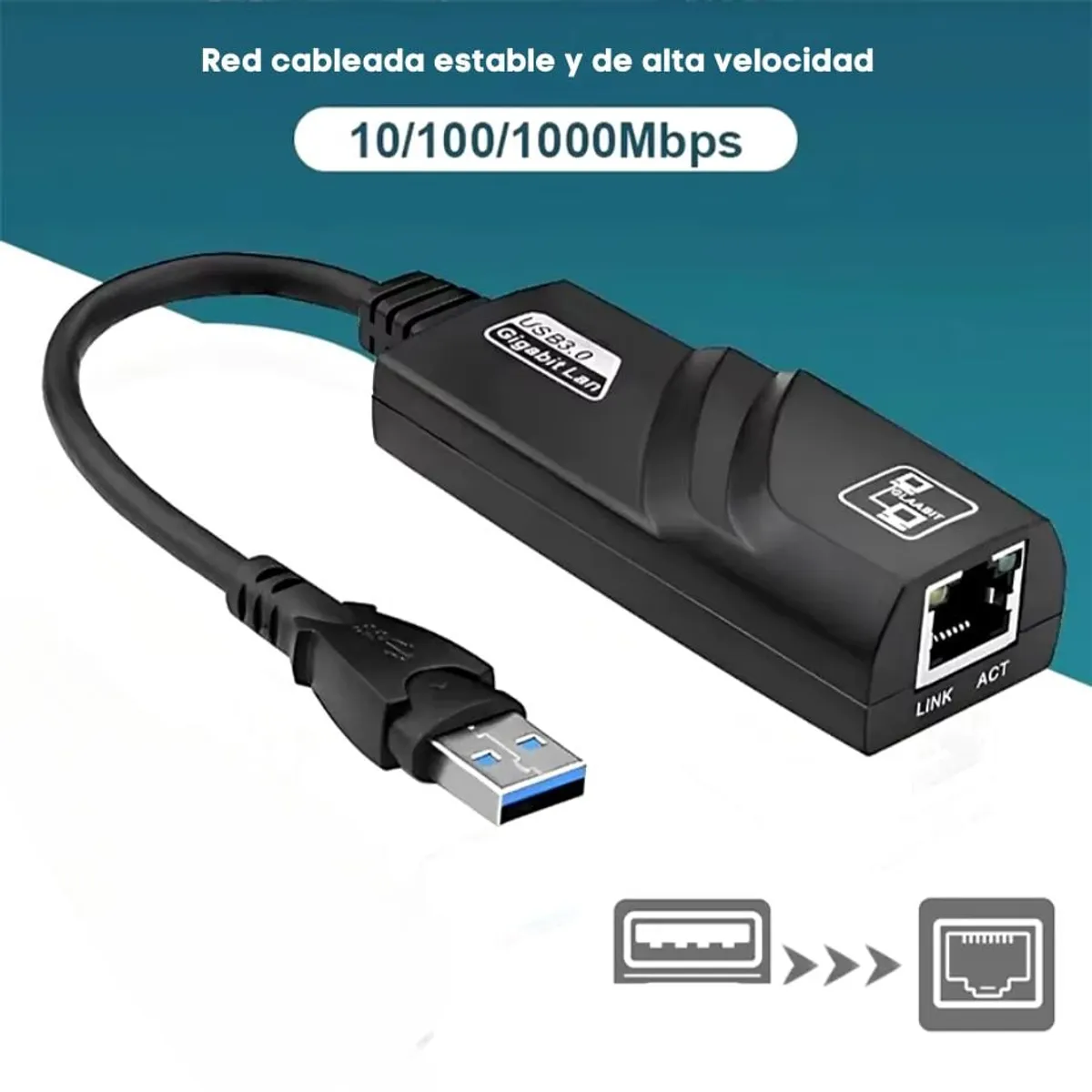 GENERICO - Adaptador USB a RJ45