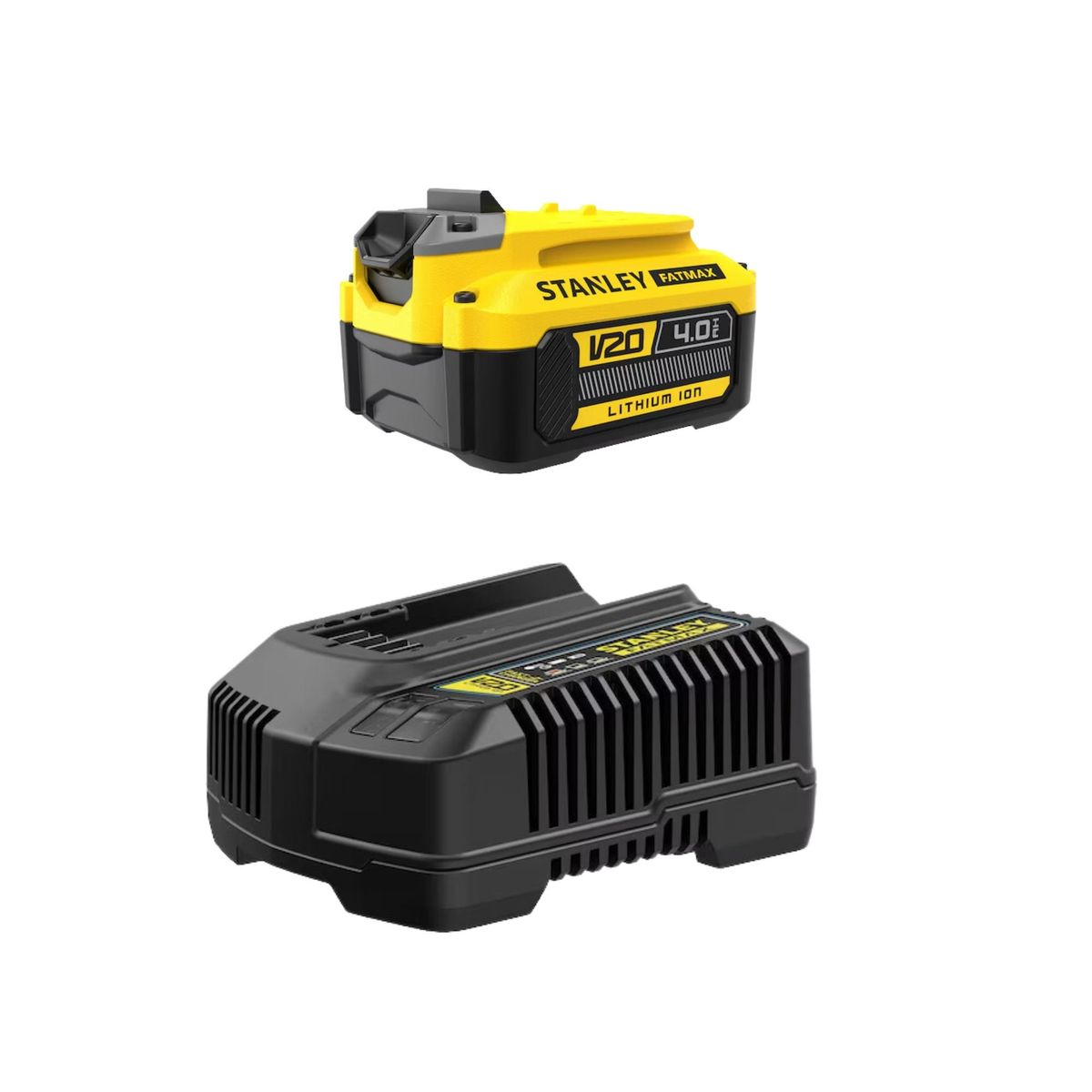 STANLEY - Bateria Stanley 20V 4A + Cargador 20V STANLEY