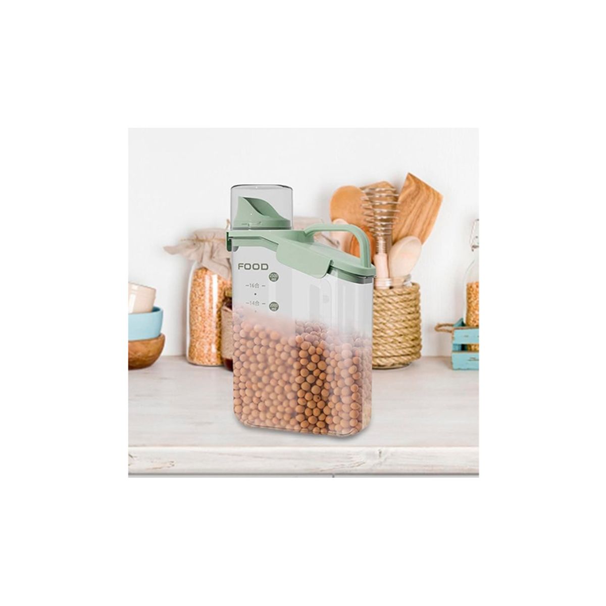 WELL BEING - Organizador recipiente de alimentos transparente 2800ml