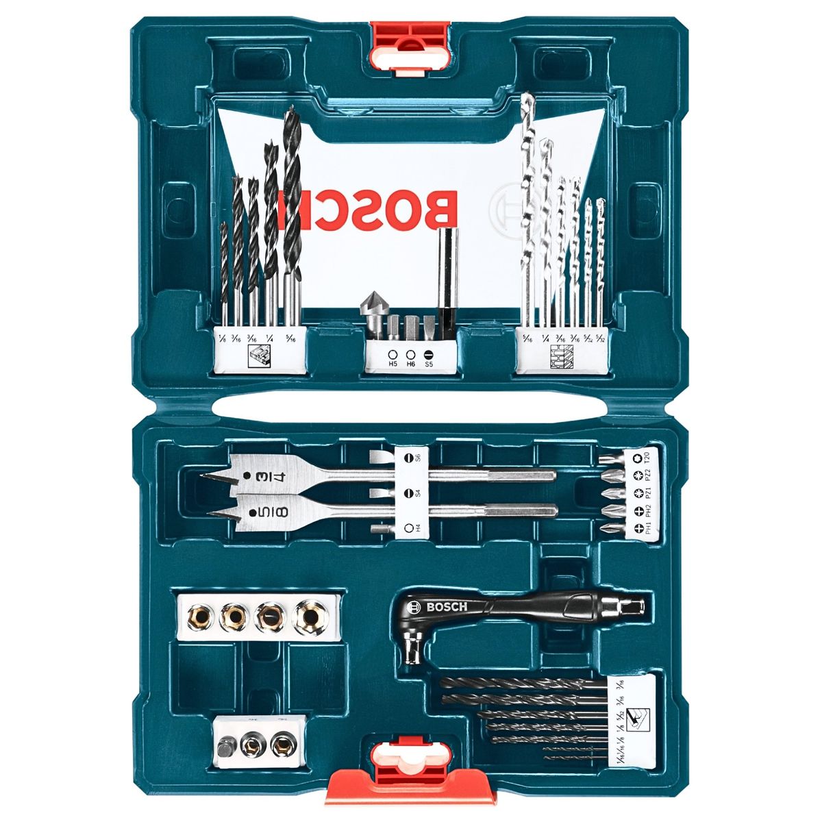 BOSCH - Puntas y Brocas V-Line Set 41  pzs /Accesorios taladro y atornillado