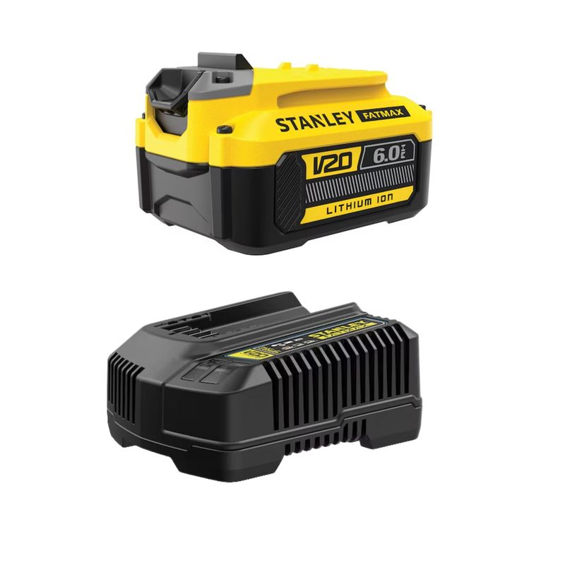 STANLEY - Bateria STANLEY20V 6A + Cargador 20V STANLEY