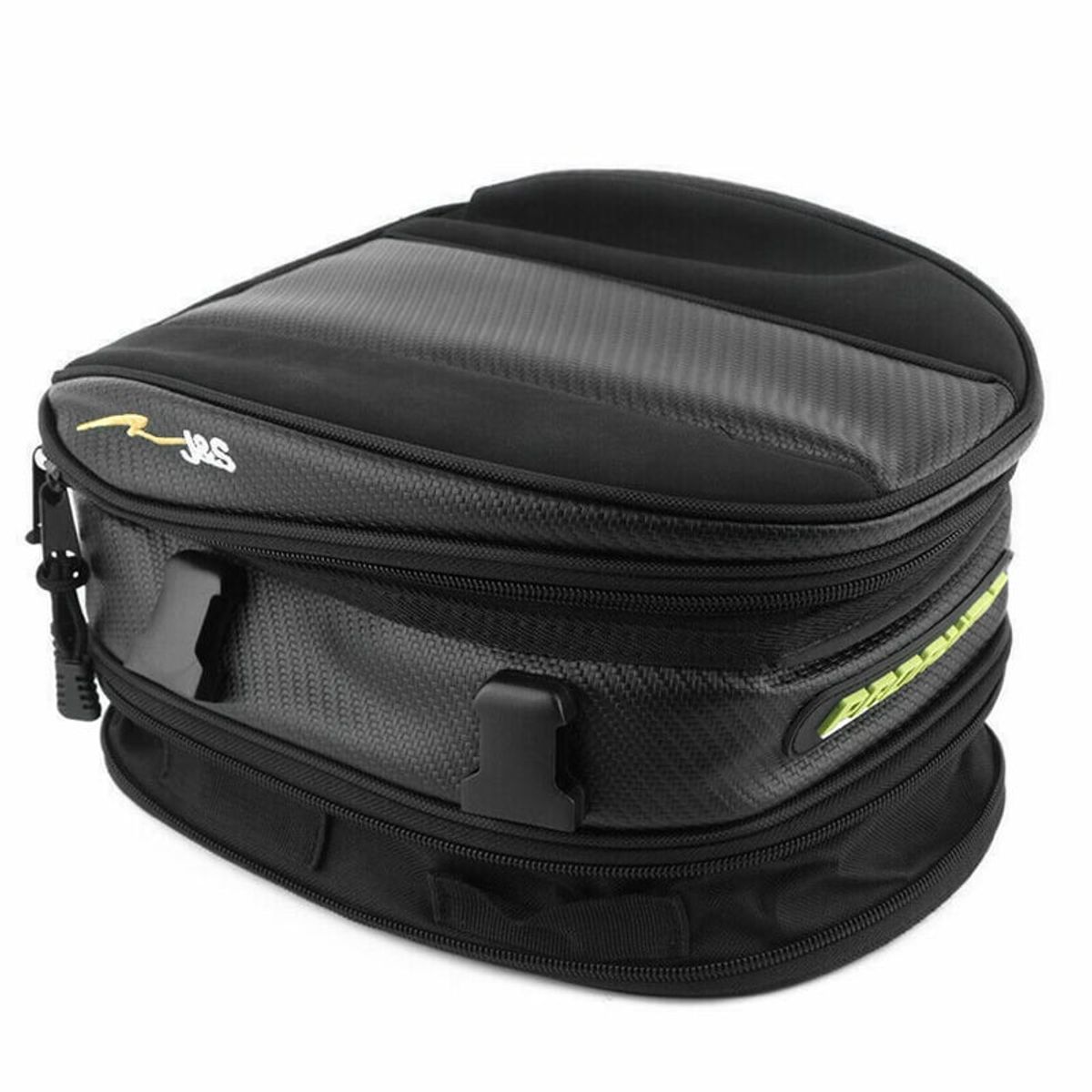 GENERICO - Maleta Para Moto Colin Alforja Diseño Carbon Impermeable Rough & Road