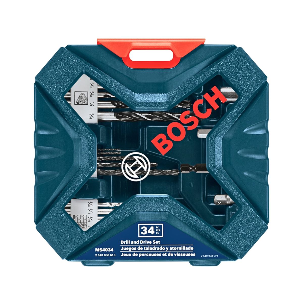 BOSCH - Puntas y Brocas X-Line Set 34 piezas Accesorios taladro y atornillado
