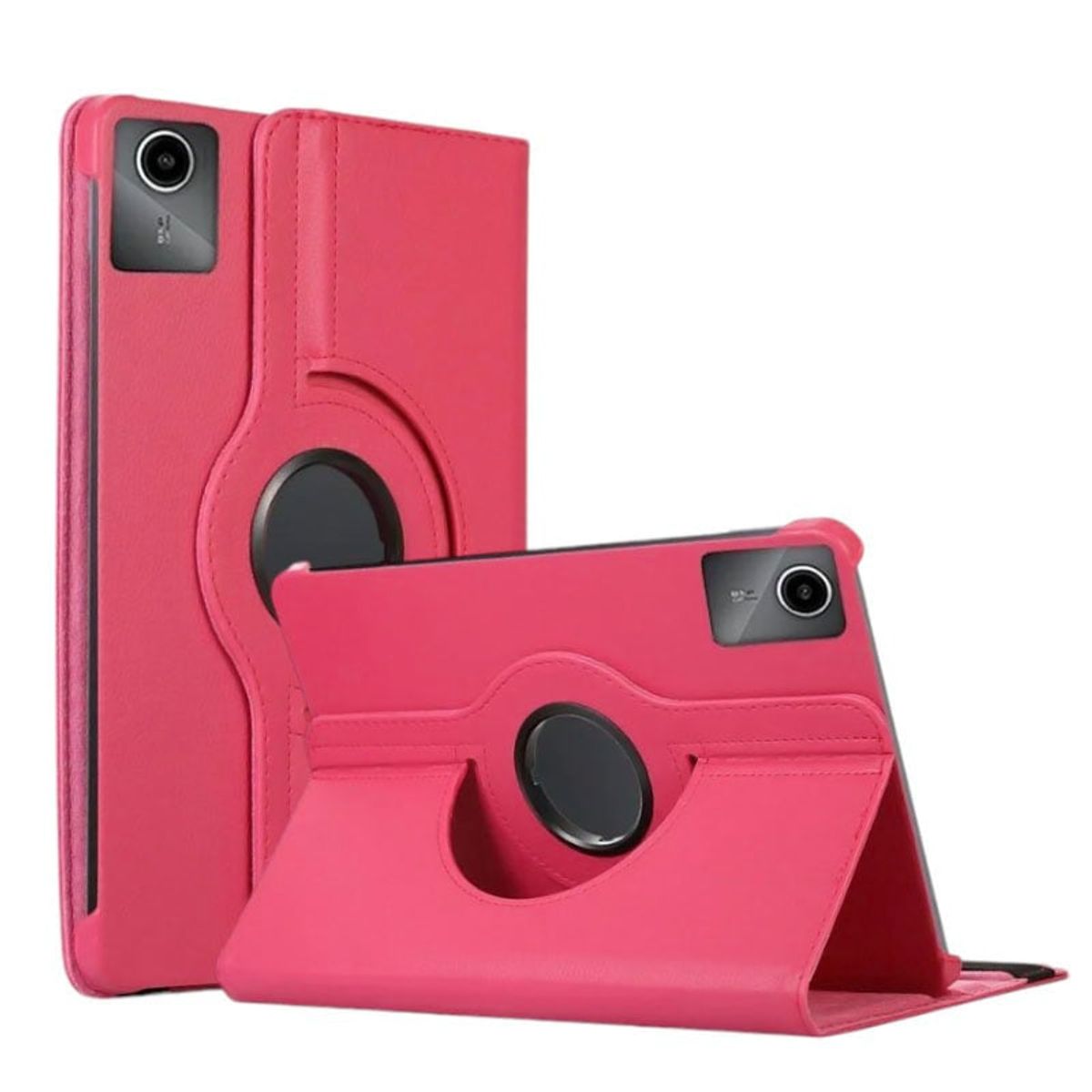 FUNDAANTIGOLPES - Funda Giratoria para Tablet Lenovo M11 Fucsia
