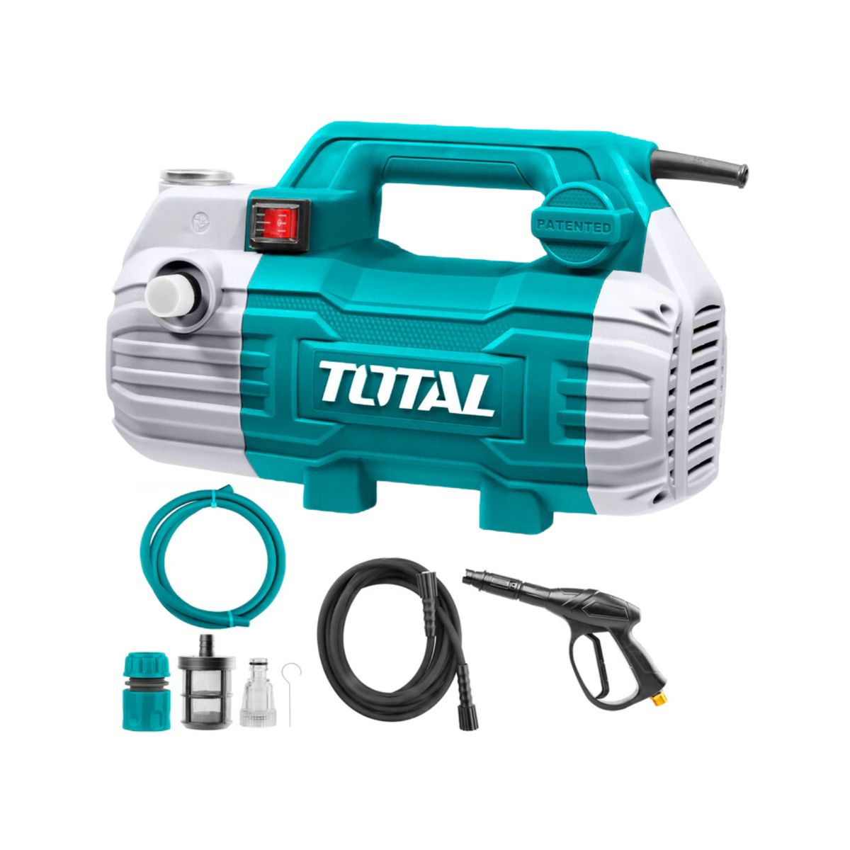 TOTAL TOOLS - Hidrolavadora portatil con succion 1500w Total