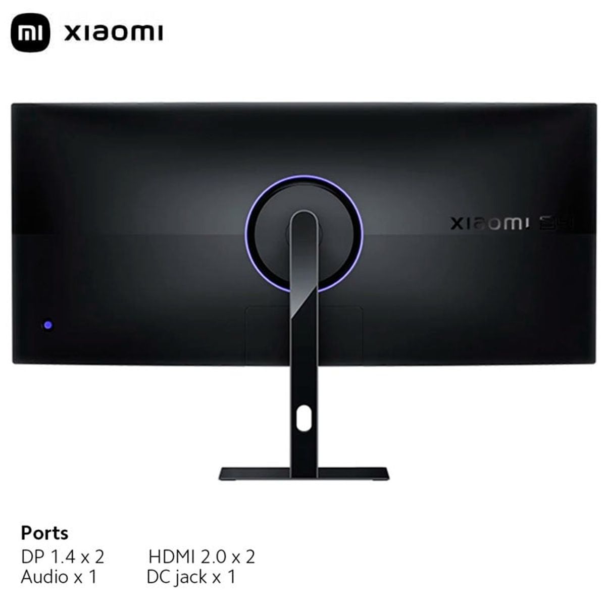 XIAOMI - Monitor Xiaomi Curvo Gaming G34WQi de 34 WQHD 3440x1440 180Hz 1ms