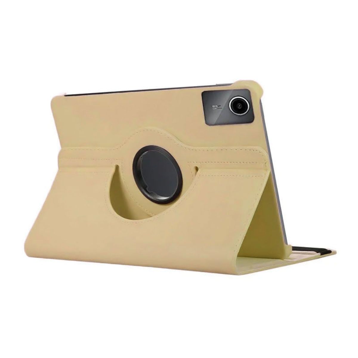FUNDAANTIGOLPES - Funda Giratoria para Tablet Lenovo M11 Dorado
