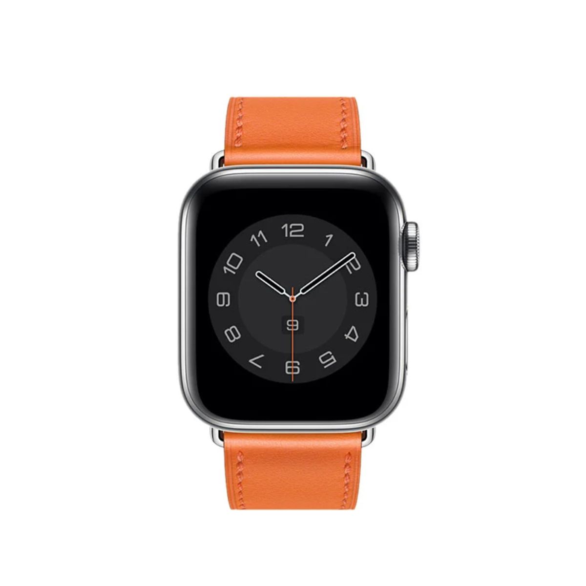 WIWU - Correa Cuero genuino apple watch -42mm-44mm-45mm-49mm -NARANJA -WIWU